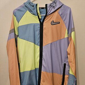 Unique Rare Nike Wild Run Meekz Running Men Jacket Windbreaker Windrunner Medium